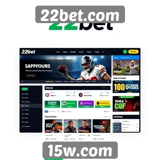 Avaliação da interface do usuário no 22bet.com